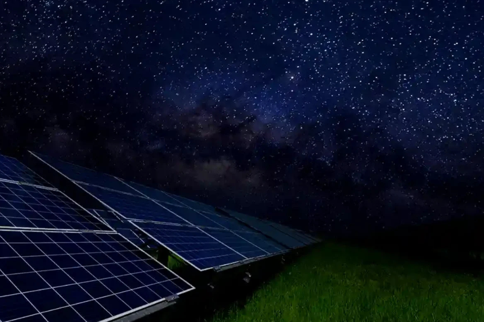 O que acontece com a energia solar à noite?