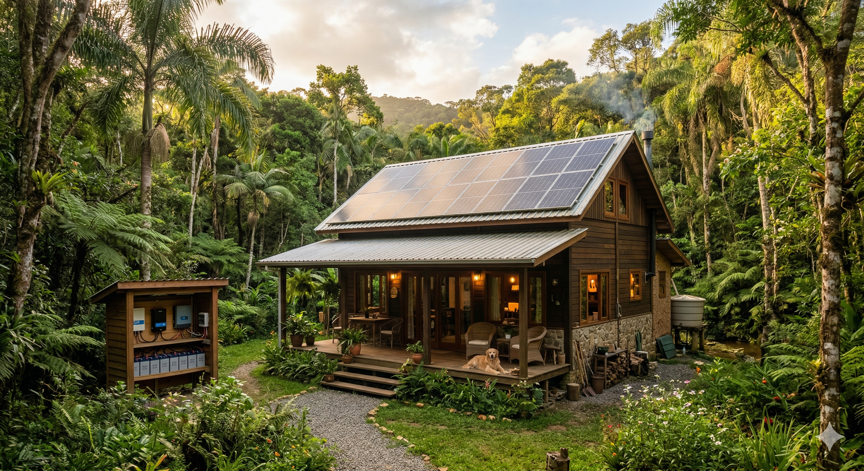Sistema de energia solar: Como funciona o off grid
